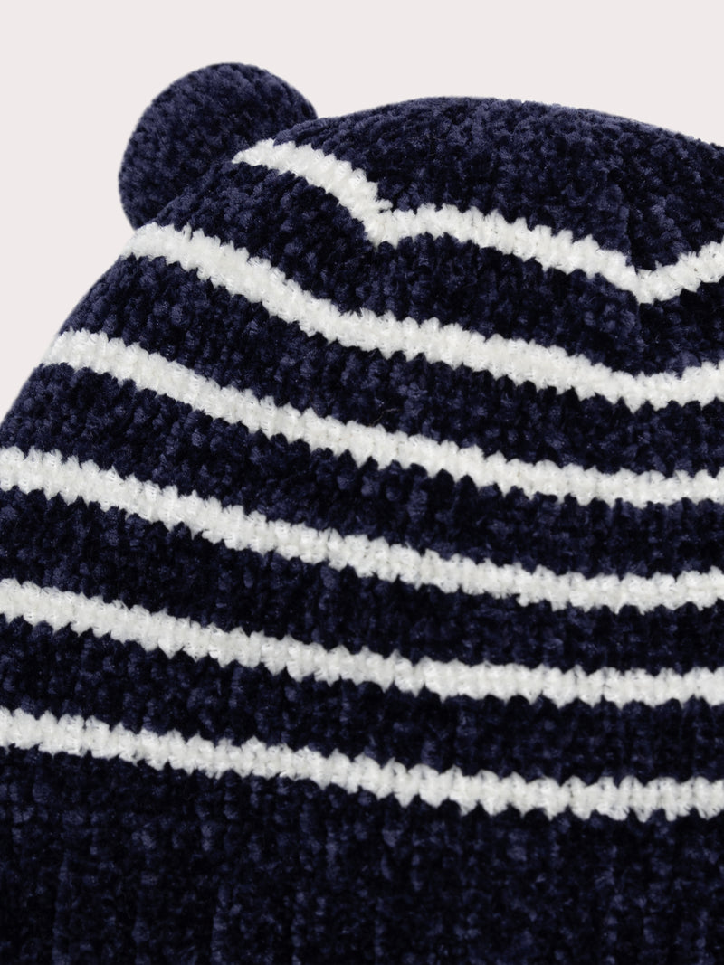 Bonnet rayé pour bébé garçon