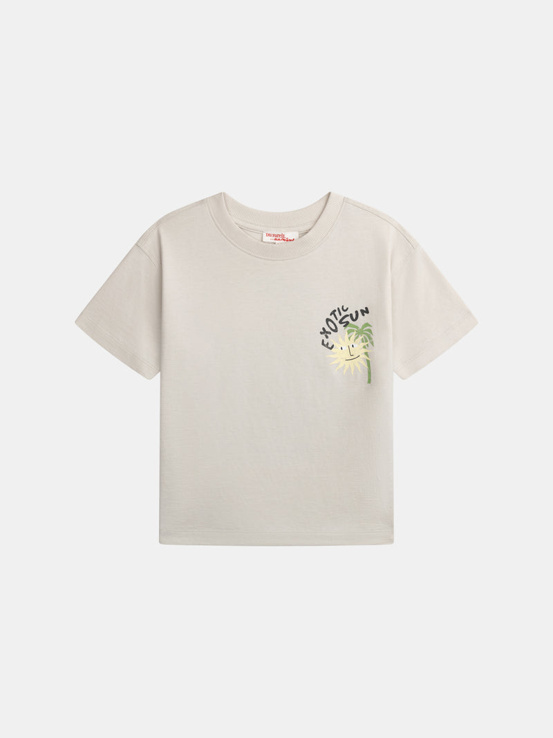 t-shirt-bege-com-animação-exótica-do-sol-para-meninos
