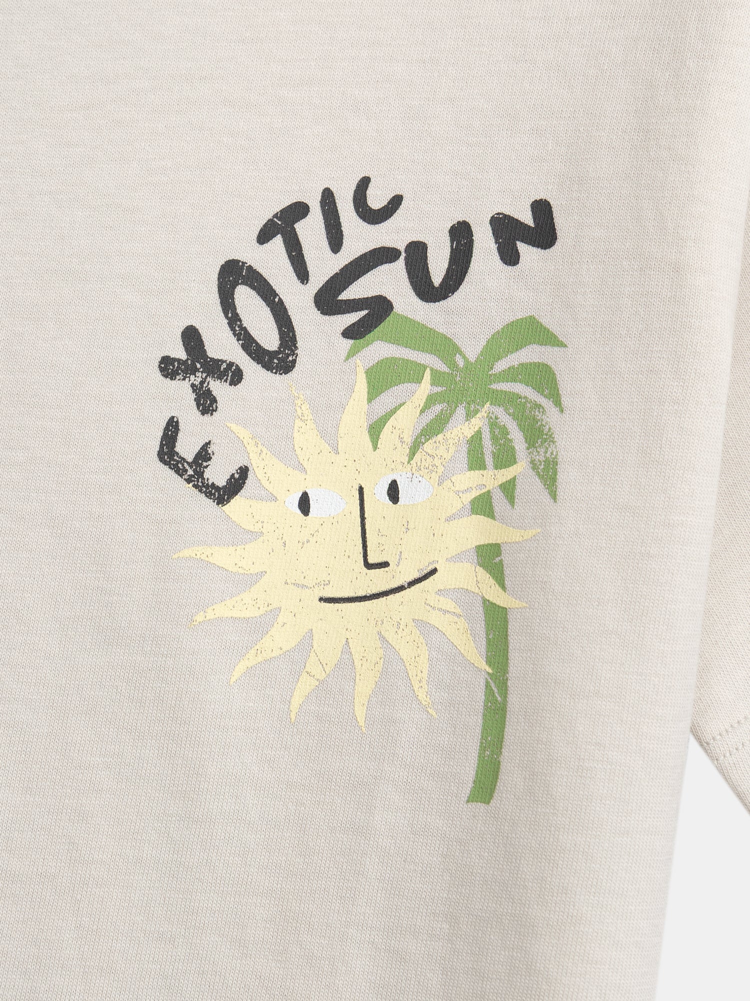T-shirt beige animation exotic sun pour garçon