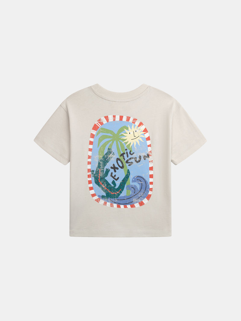 t-shirt-bege-com-animação-exótica-do-sol-para-meninos