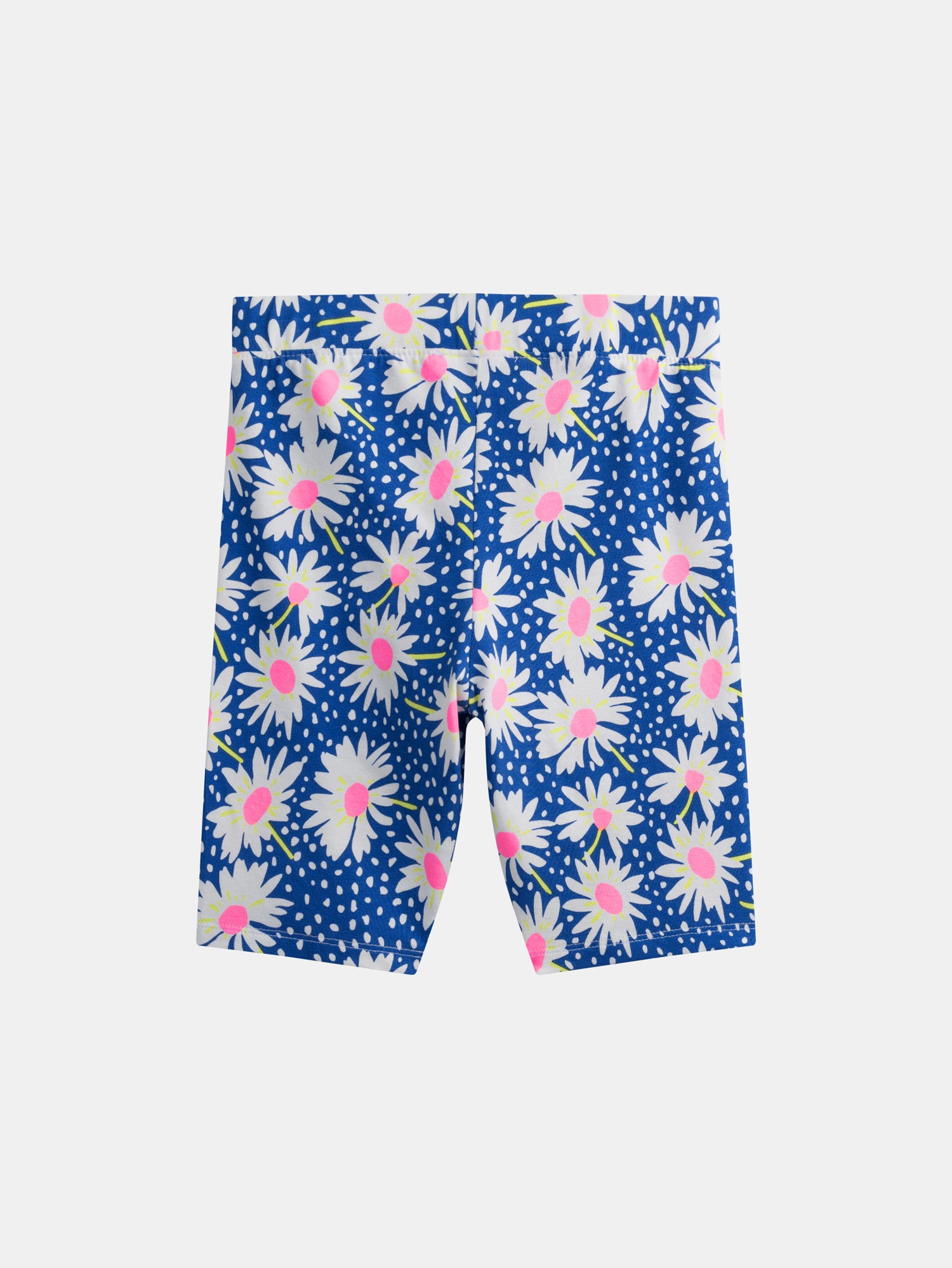 Calções Azuis com Flores para Meninas