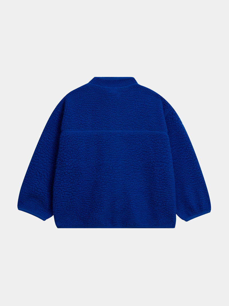 Gilet bleu zippé pour garçon