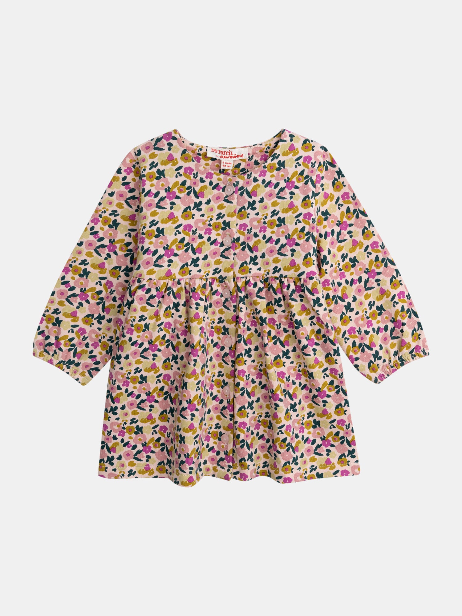 Ensemble robe imprimée et legging "Wild Campus" pour bébé fille