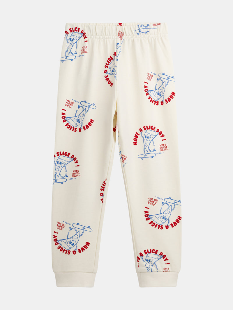 Pyjama 2 pièces en molleton imprimé "Have a Slice Day! " pour enfant garçon