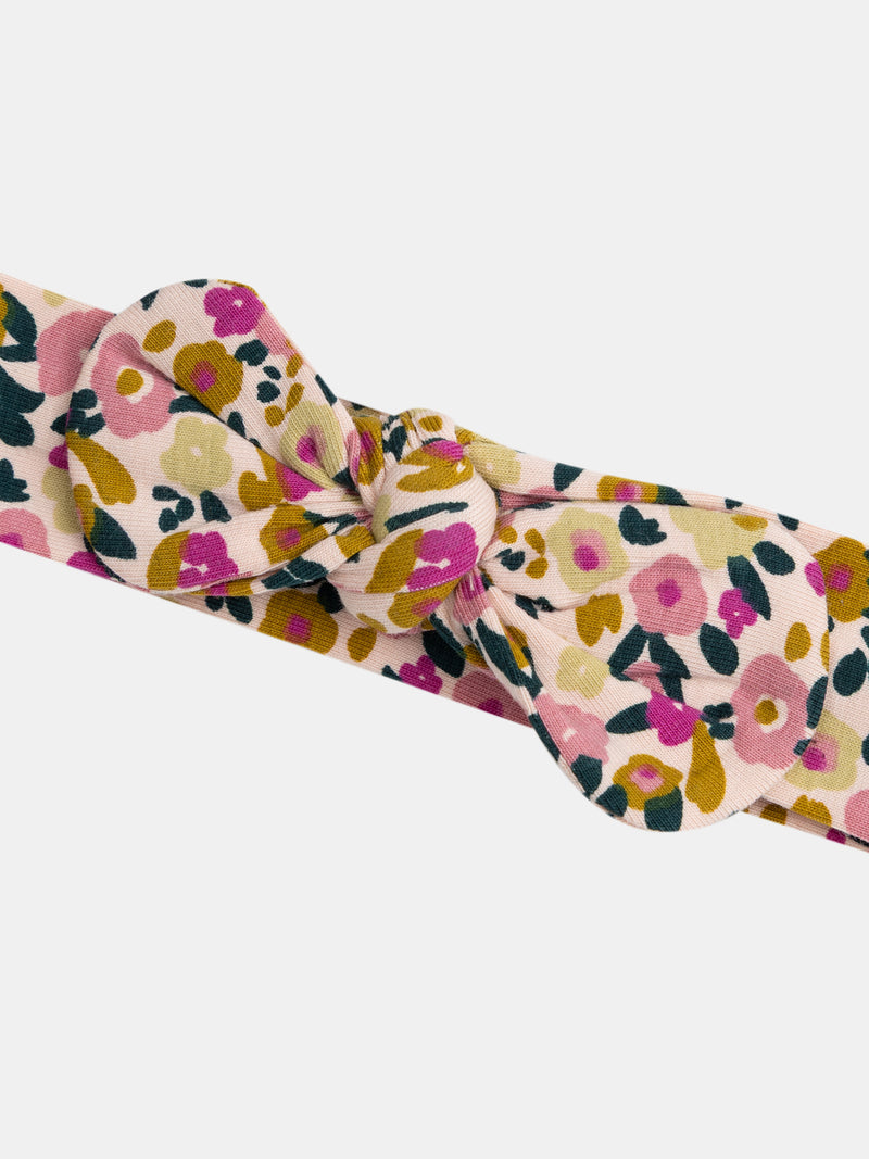 Bandeau à motif floral pour bébé fille