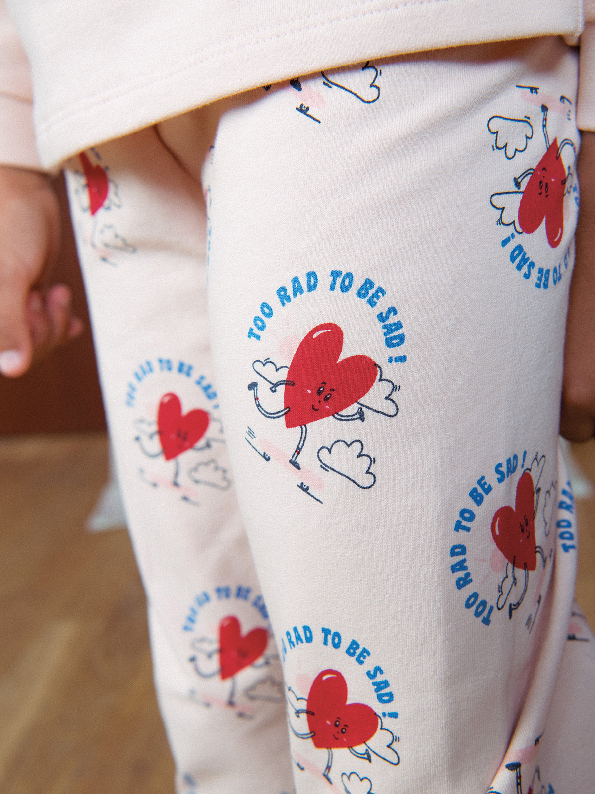 Pijama rosa em fleece "My Heart Beats for Riding" para menina