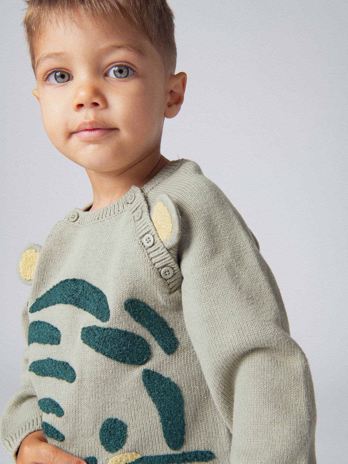 Pullover verde "Wild Campus" para meninos bebés