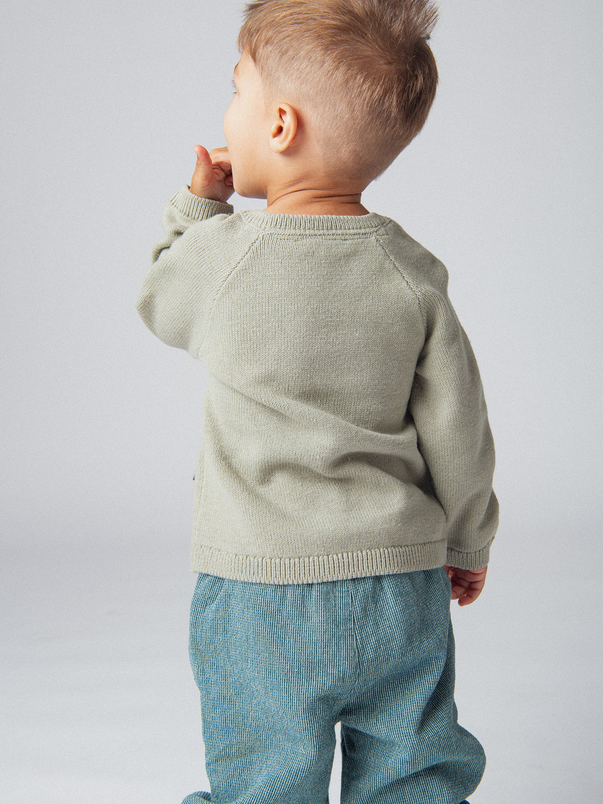 Pullover verde "Wild Campus" para meninos bebés