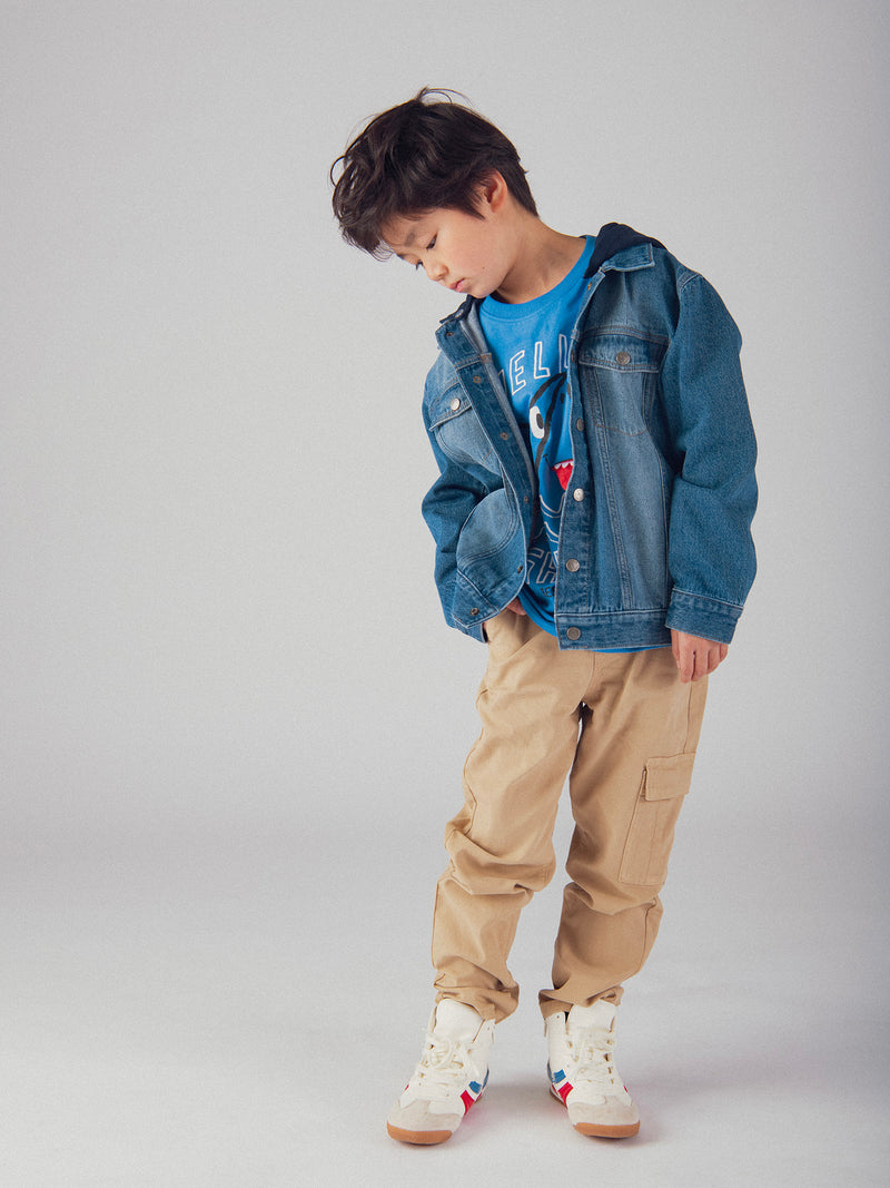 Jaqueta de denim para menino