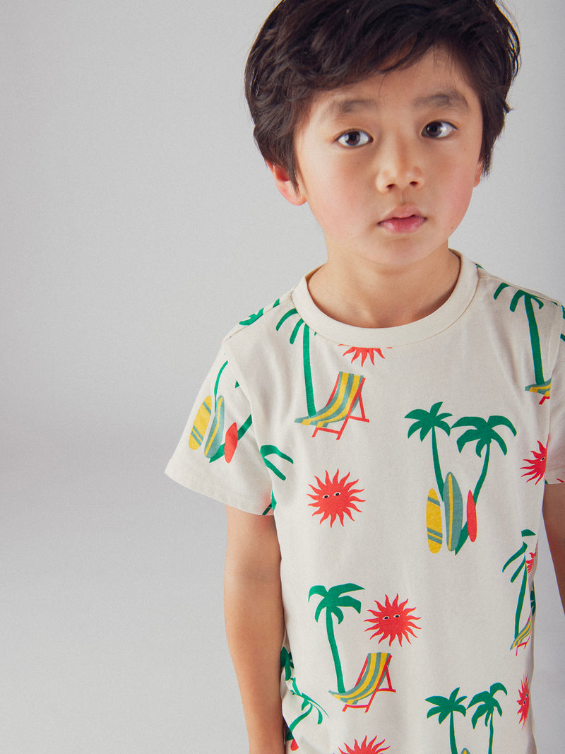 Pyjama court imprimé "Plage Tropicale" pour enfant garçon