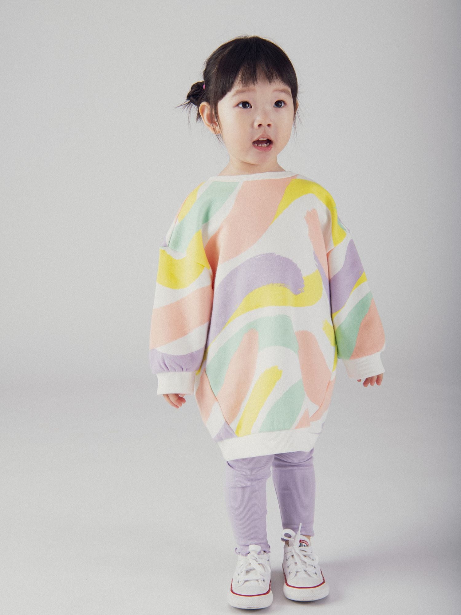 Ensemble imprimé coloré pour bébé fille