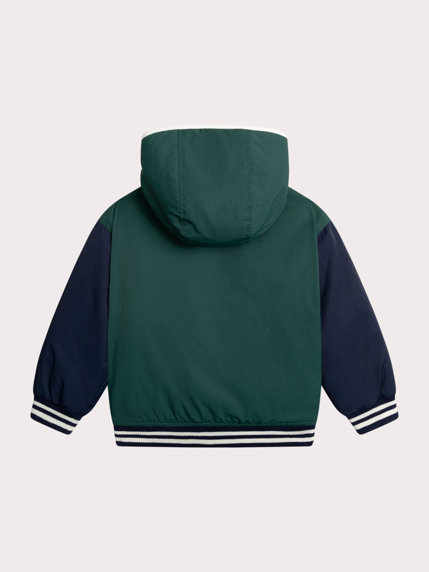 Teddy Repelente à Água Colorblock com Letra
