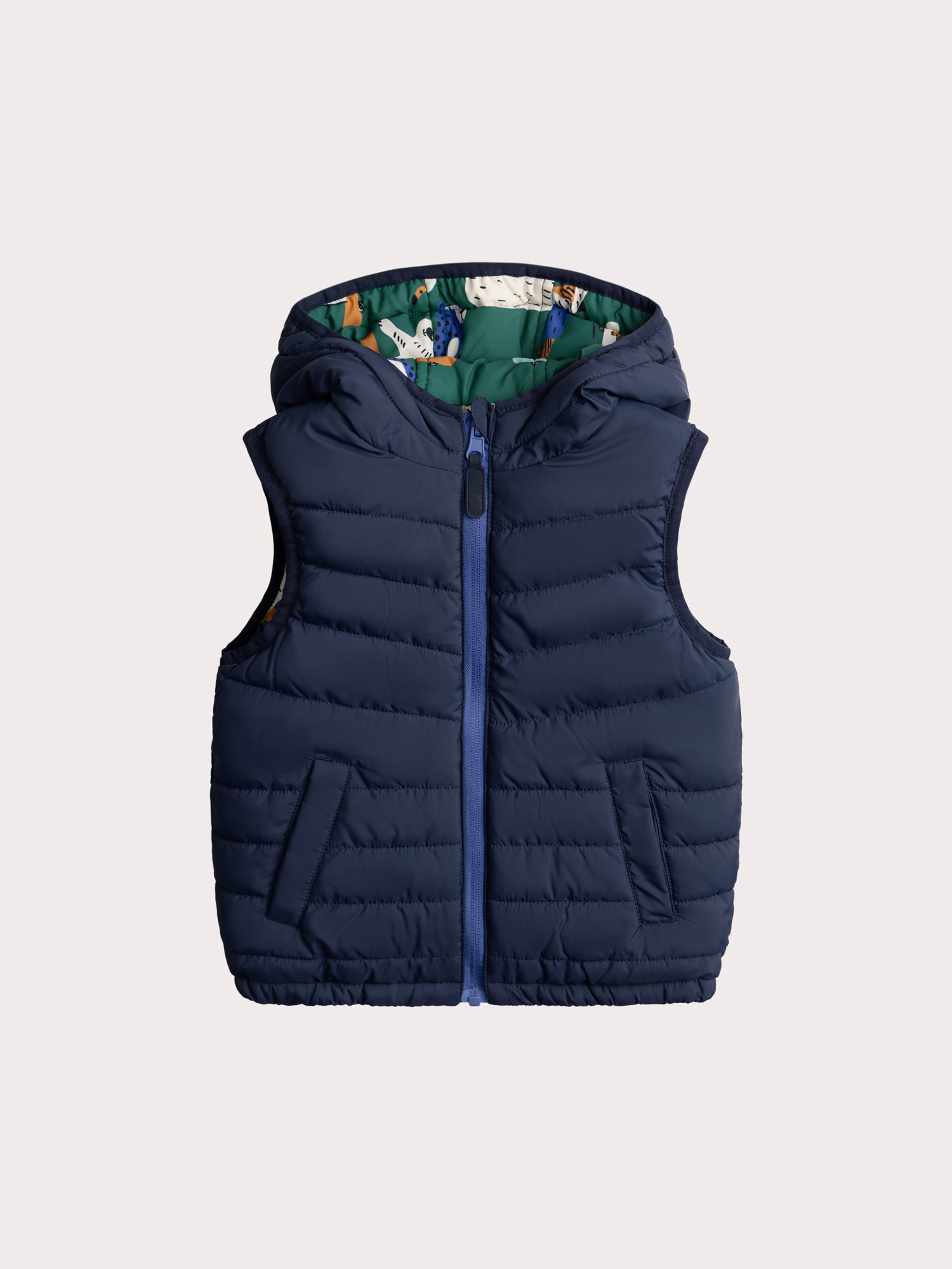 Blouson réversible sans manches