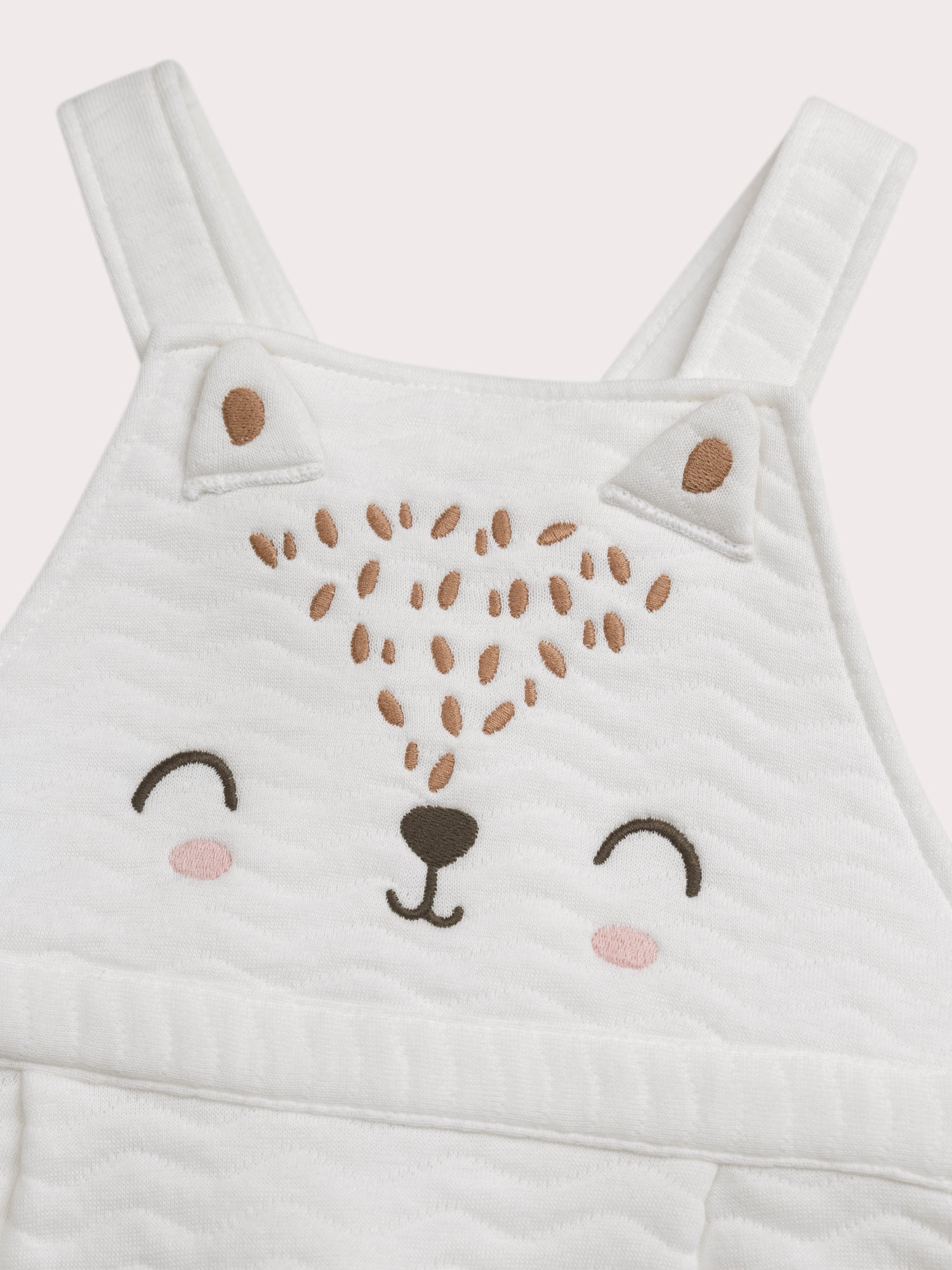 Conjunto nascimento salopete e body para menino