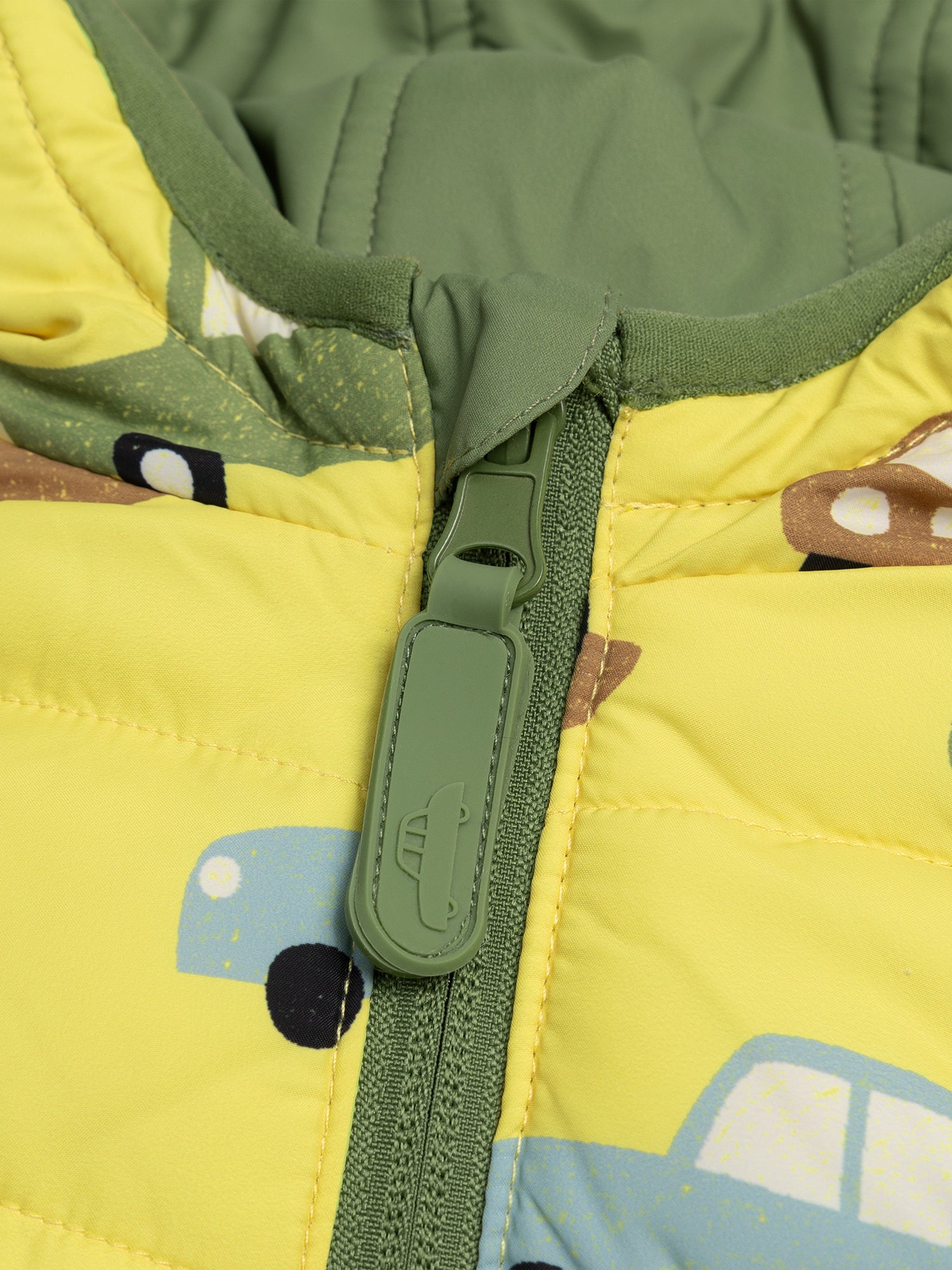 Colete Reversível Khaki para Bebé Menino