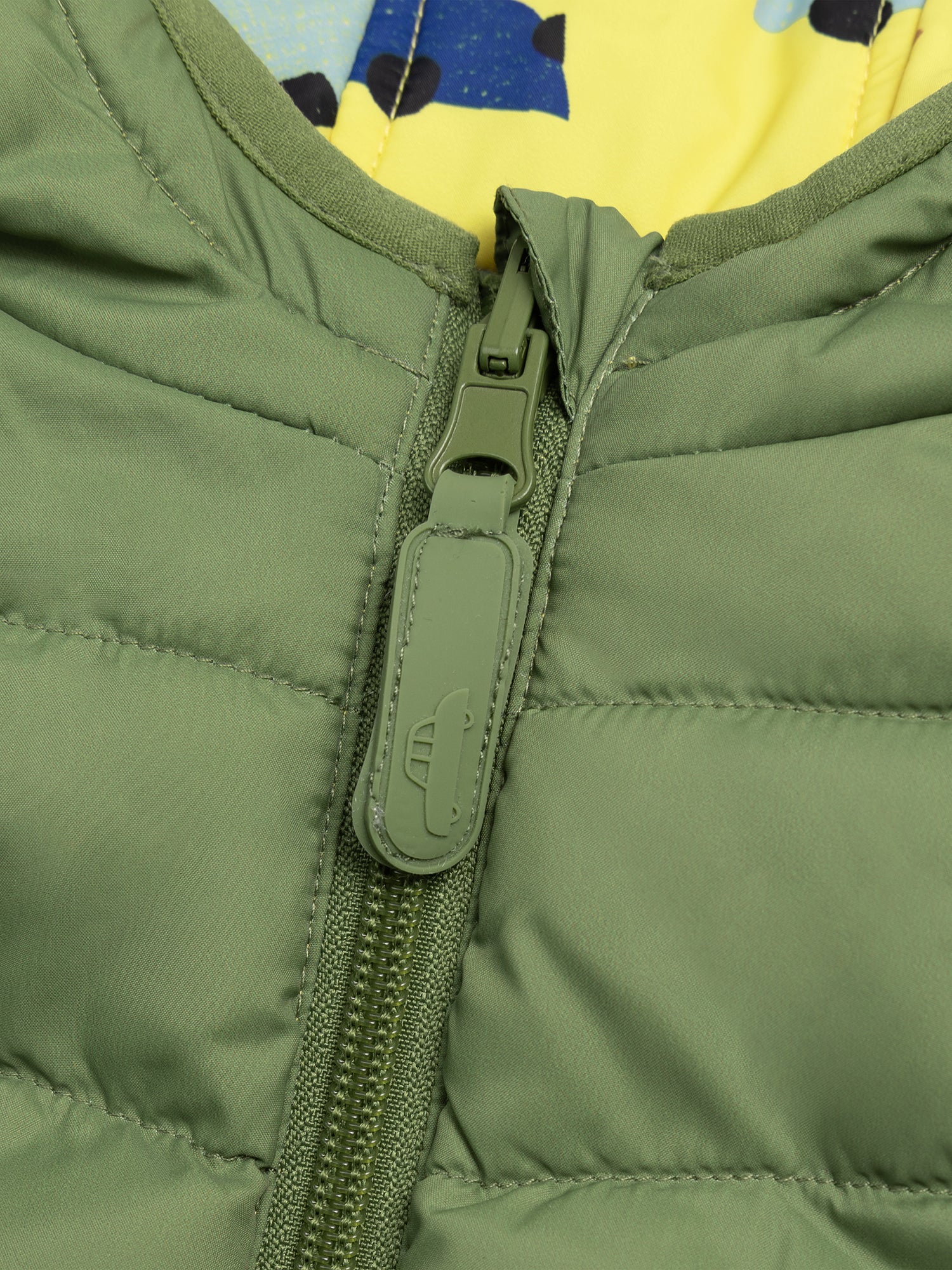 Colete Reversível Khaki para Bebé Menino