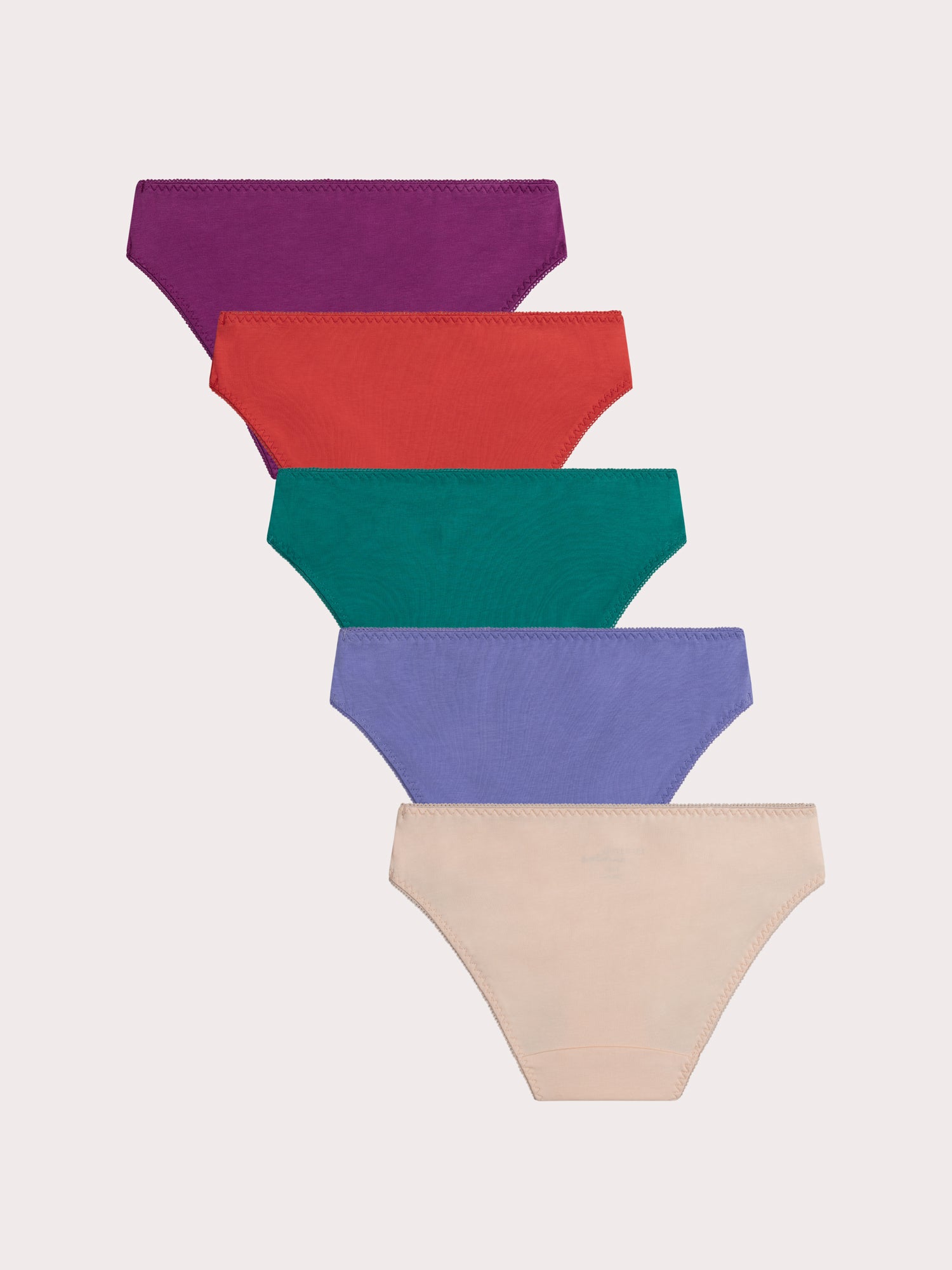 Pack de 5 calcinhas corações para menina