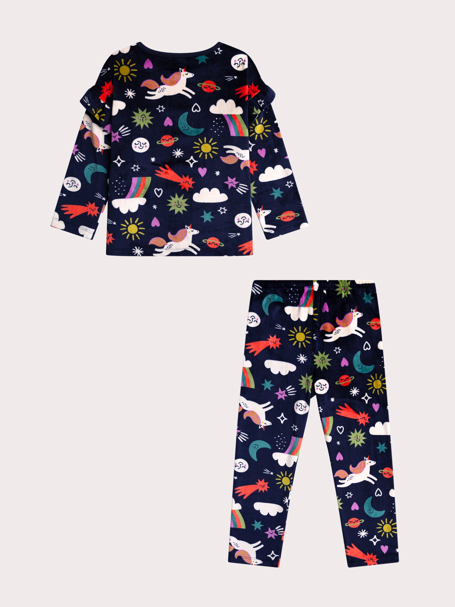 Pijama unicórnio para meninas