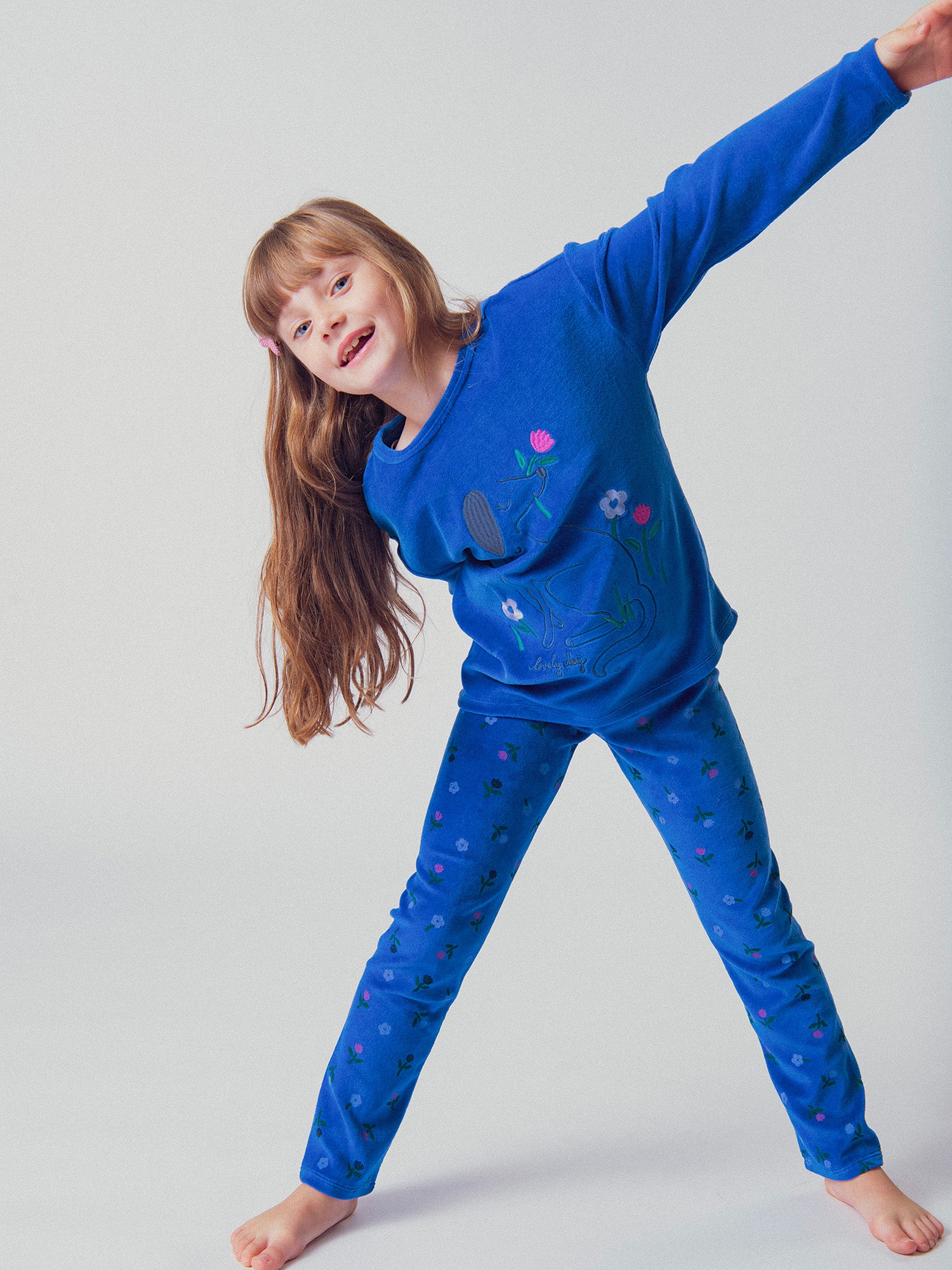 Pyjama chien pour enfant fille