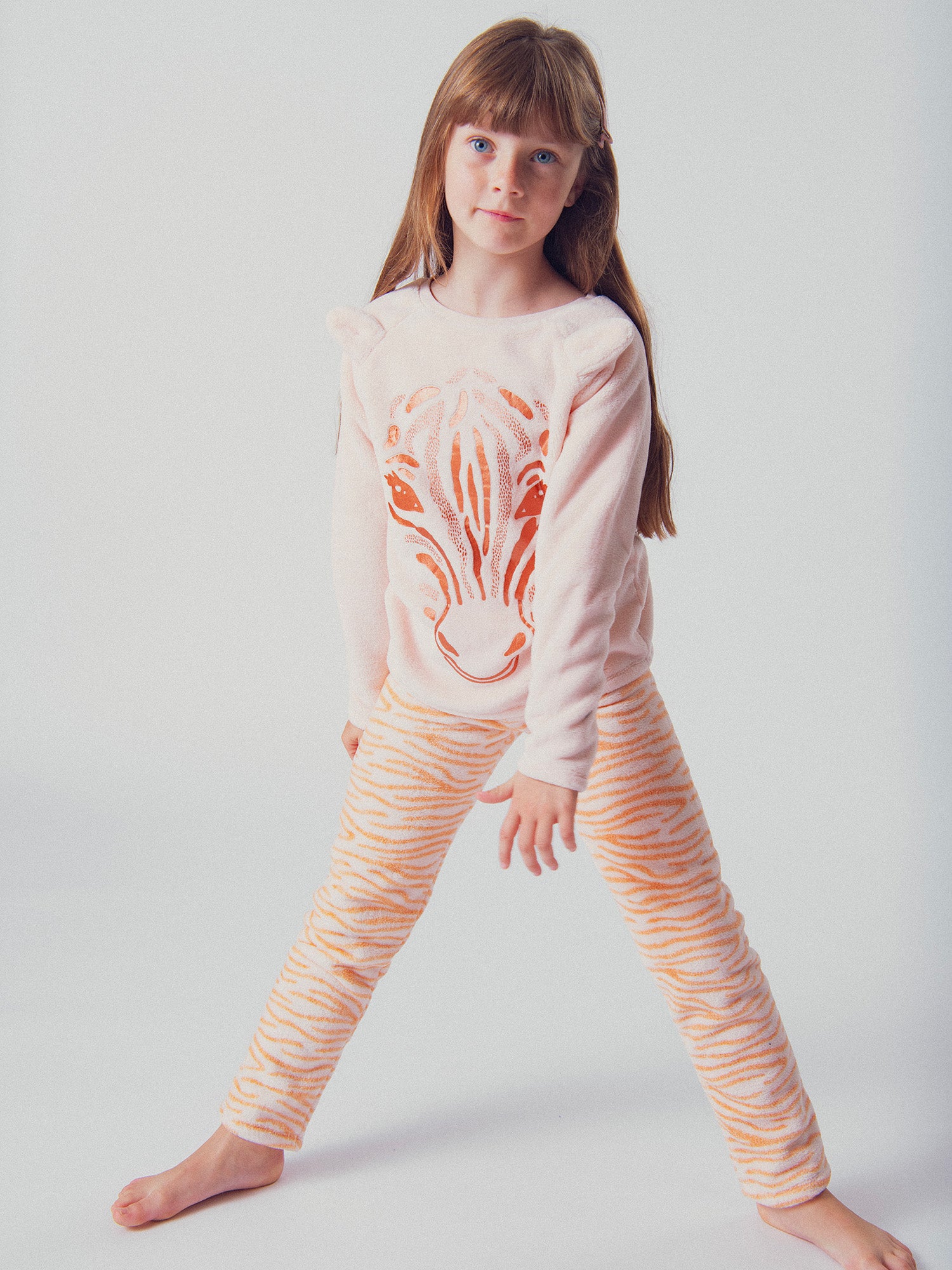 Pyjama zèbre pour enfant fille