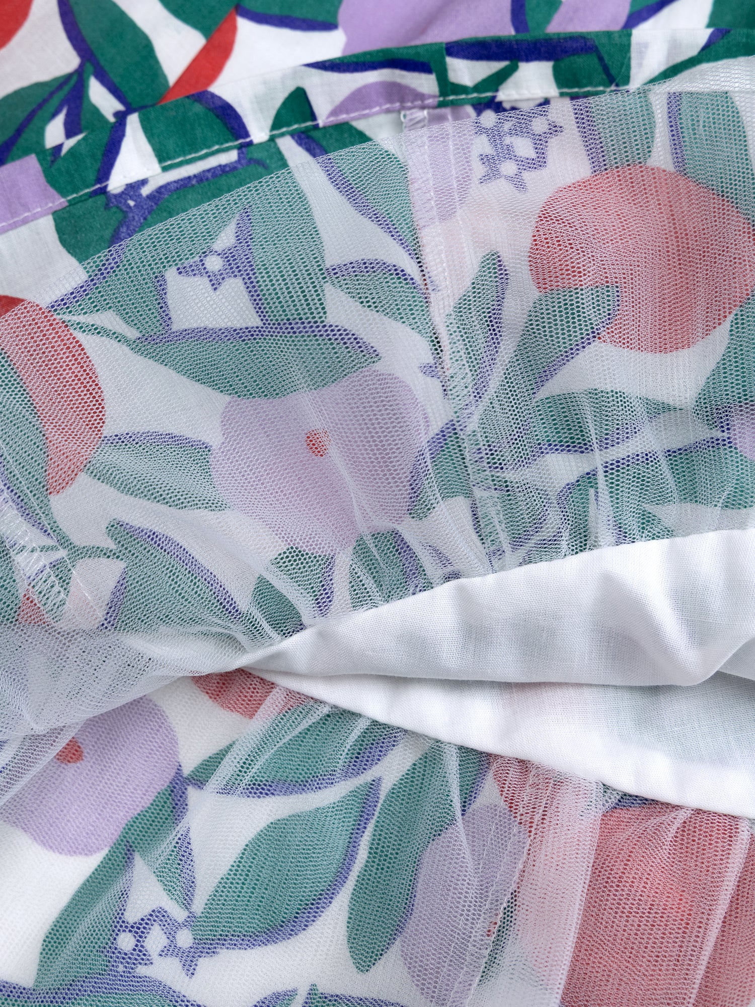 Vestido sem mangas com estampado floral para meninas