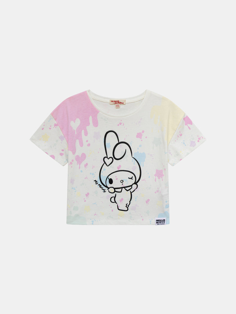 T-shirt branca com impressão foto-crómica