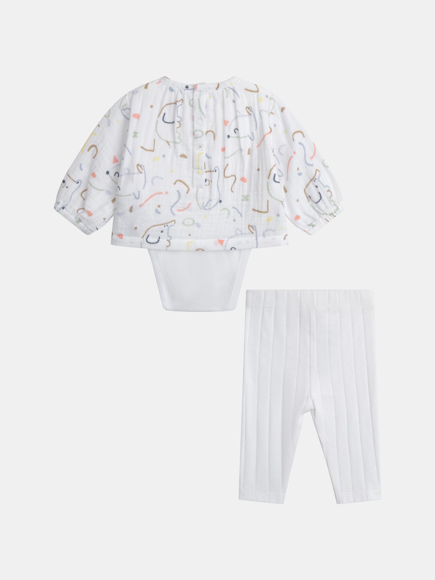 Ensemble body 2 en1 et legging mixte de naissance