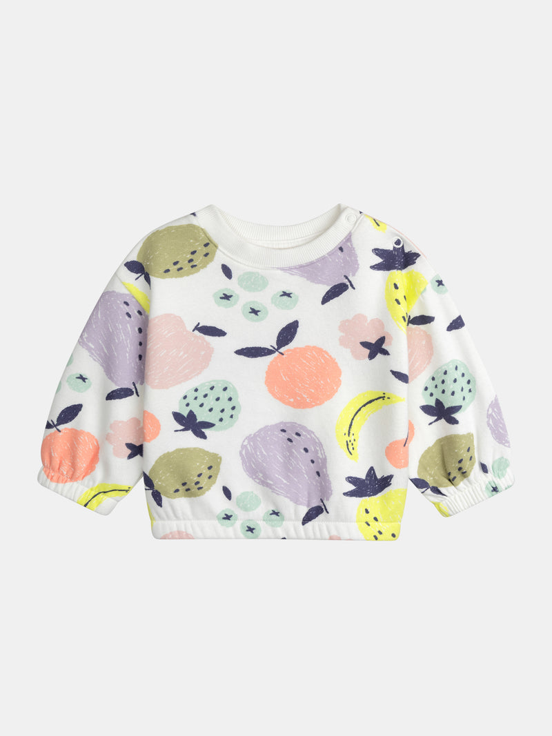 Ensemble imprimé  fruitier pour bébé fille
