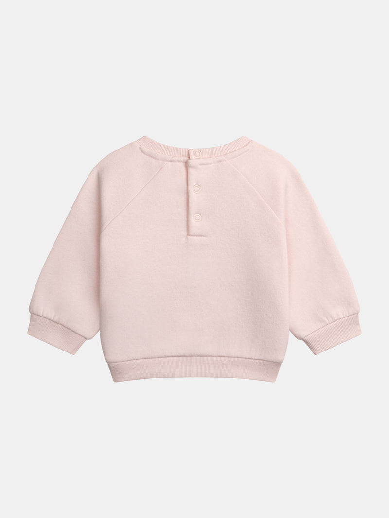 Ensemble motif cœur pour bébé fille