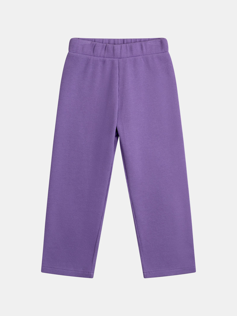 Pyjama tie-dye violet à motif "Poney Skateboarding Fever" pour enfant fille