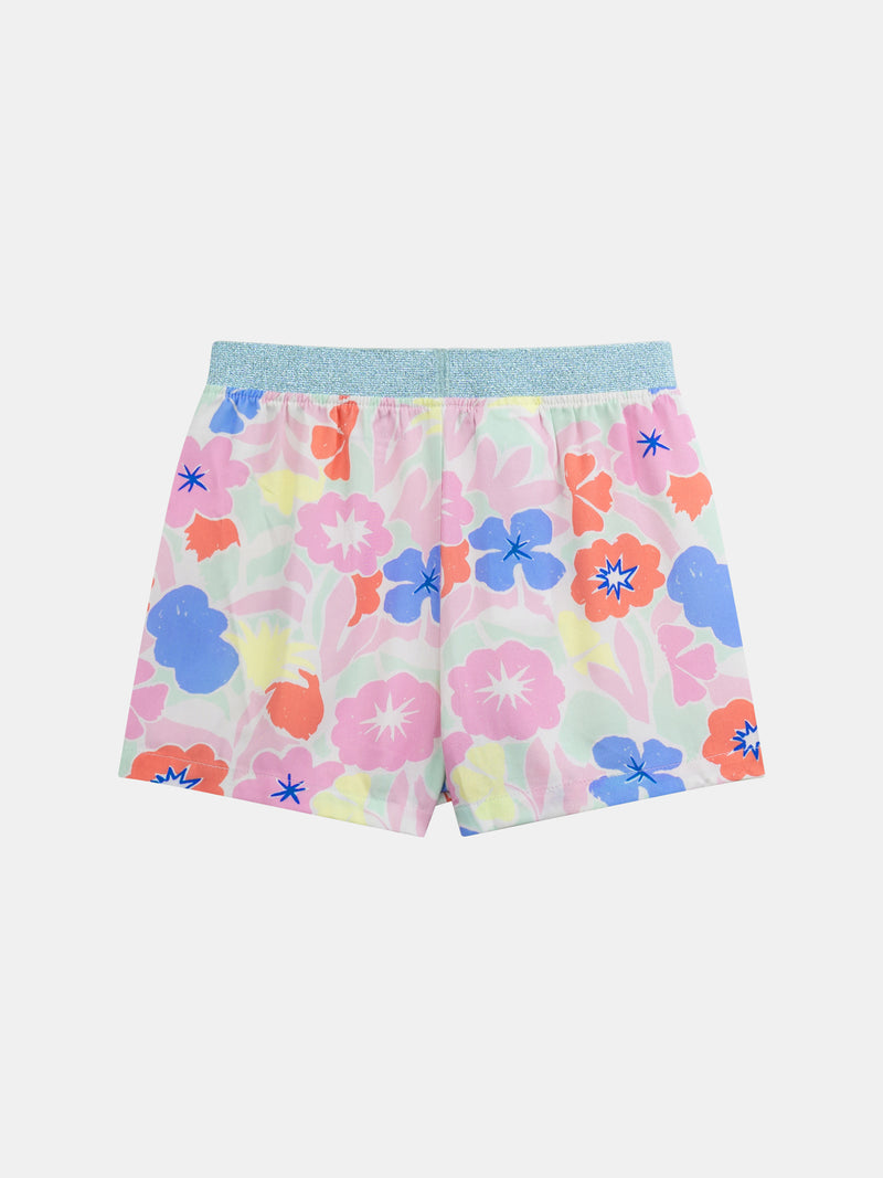 Pyjama court phosphorescent imprimé "Exotic Mood" pour enfant fille
