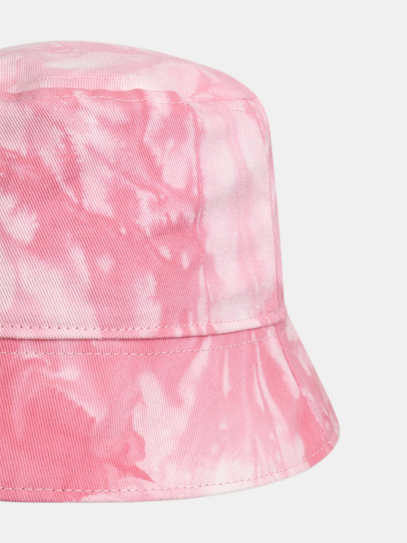 Chapéu tie-dye rosa para meninas
