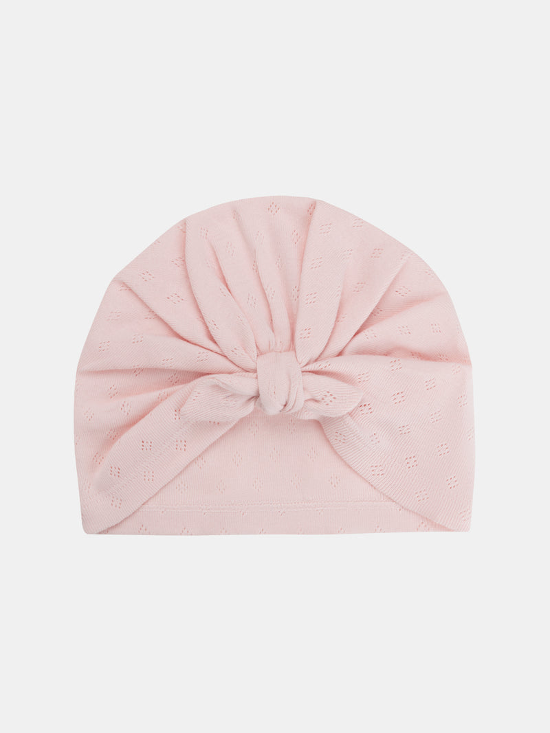 Turban rosa para recém-nascidos