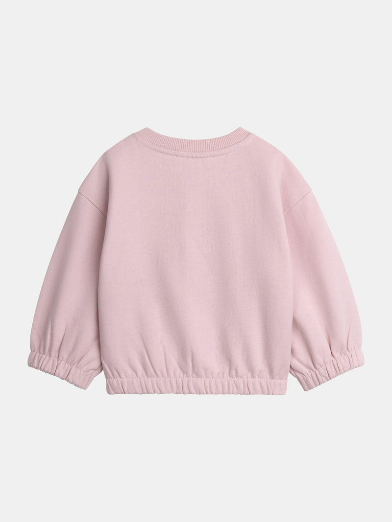 Conjunto de fato de treino e calças rosa "RAINBOW" para menina