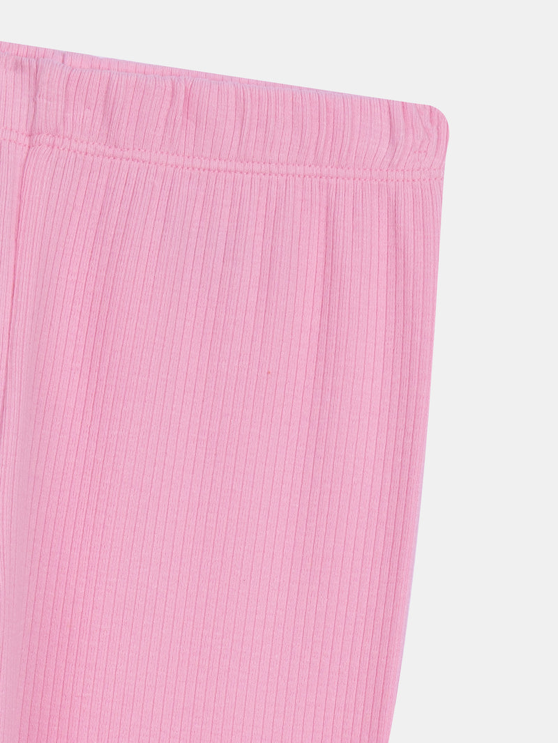Pyjama 2 pièces en velours et legging à motif galaxie pour enfant fille