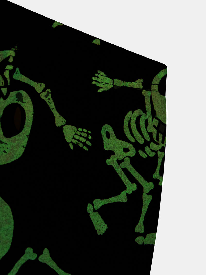 Pyjama 2 pièces phosphorescent squelettes « BOO! » pour enfant garçon