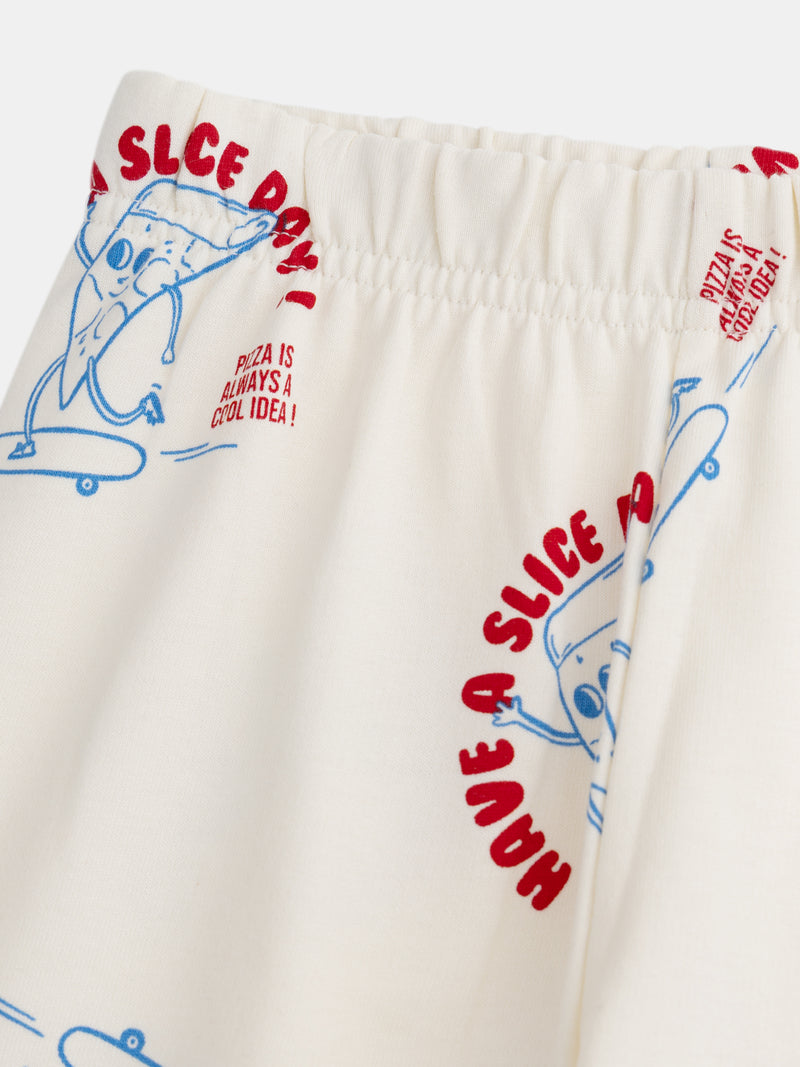 Pyjama 2 pièces en molleton imprimé "Have a Slice Day! " pour enfant garçon