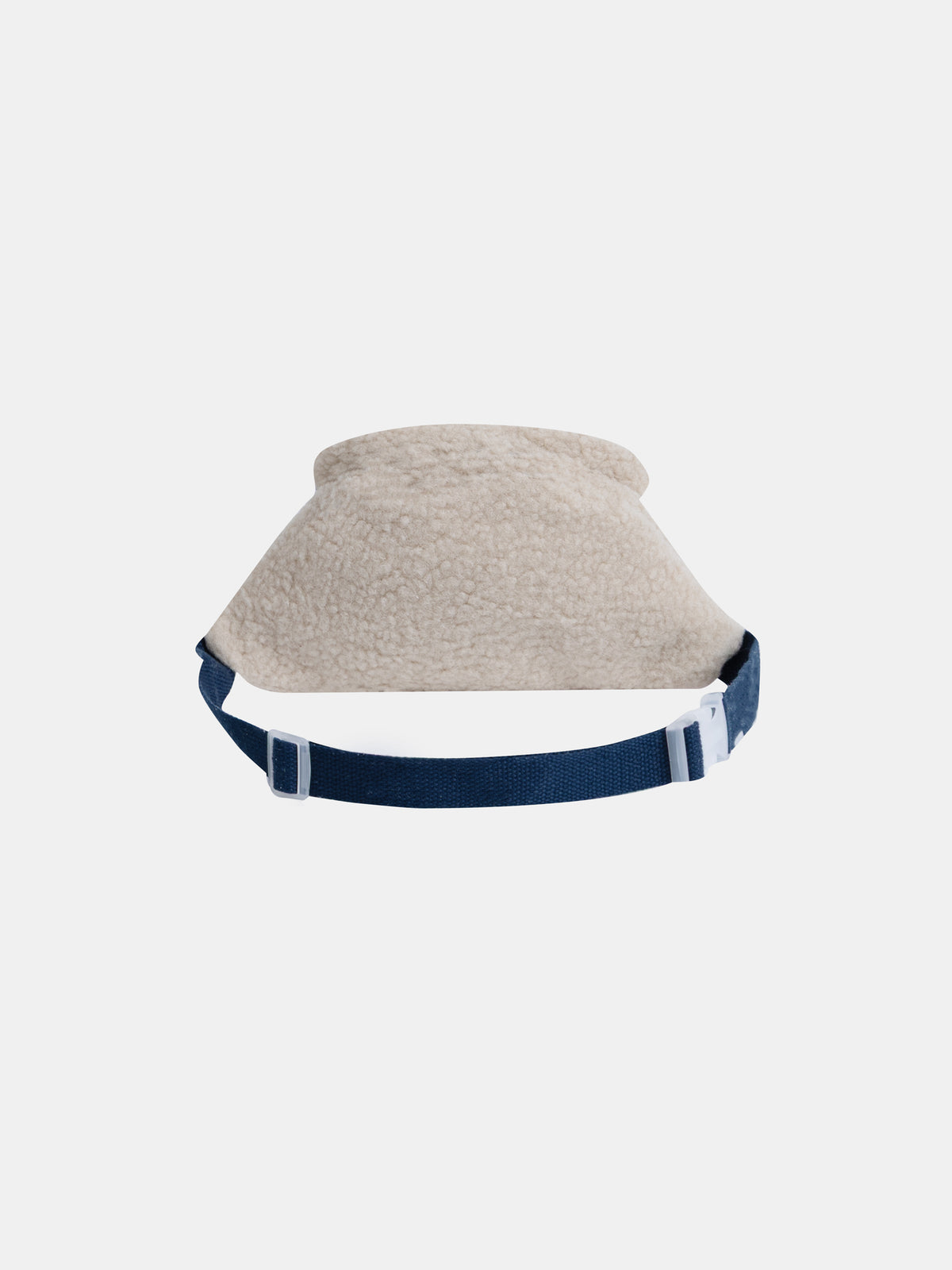 Bolsa Bege com Pele Sintética e Montagem Tricolor para Rapazes