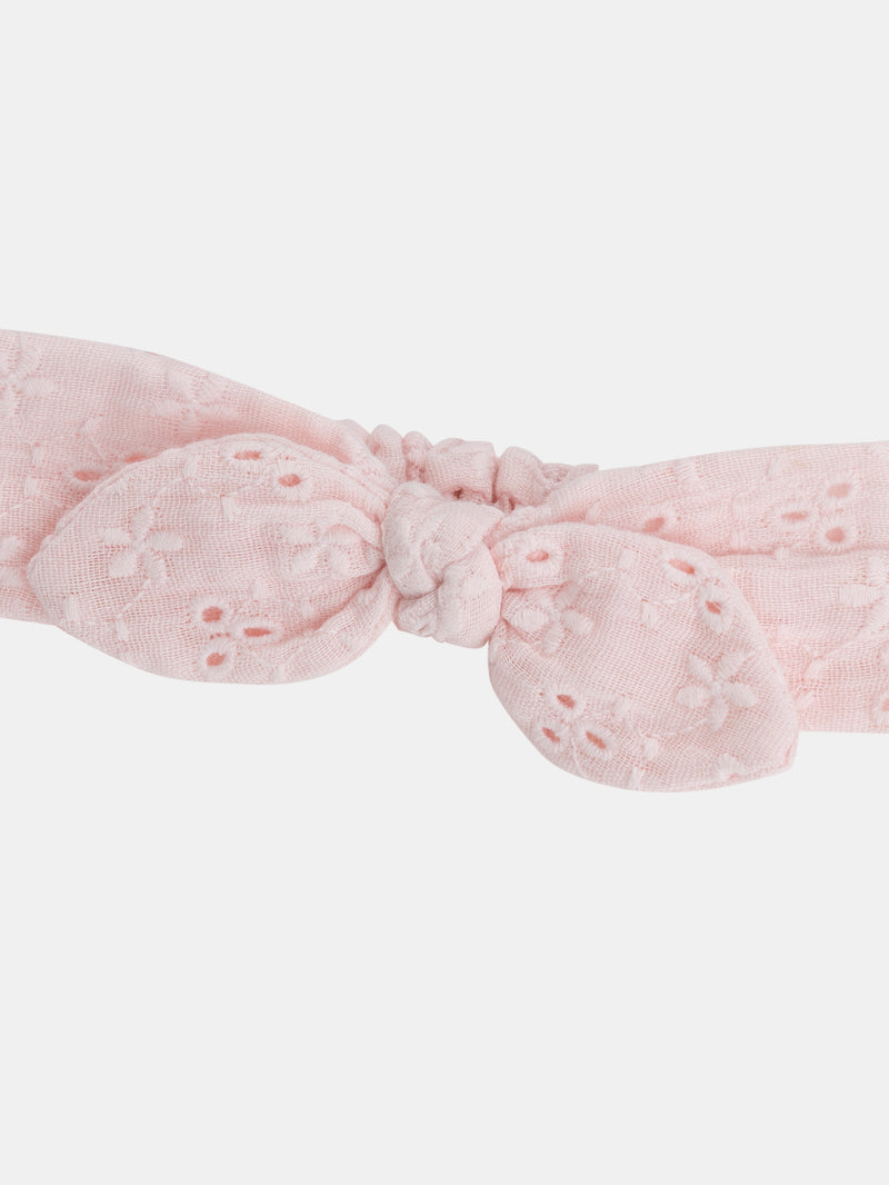 Faixa rosa para menina