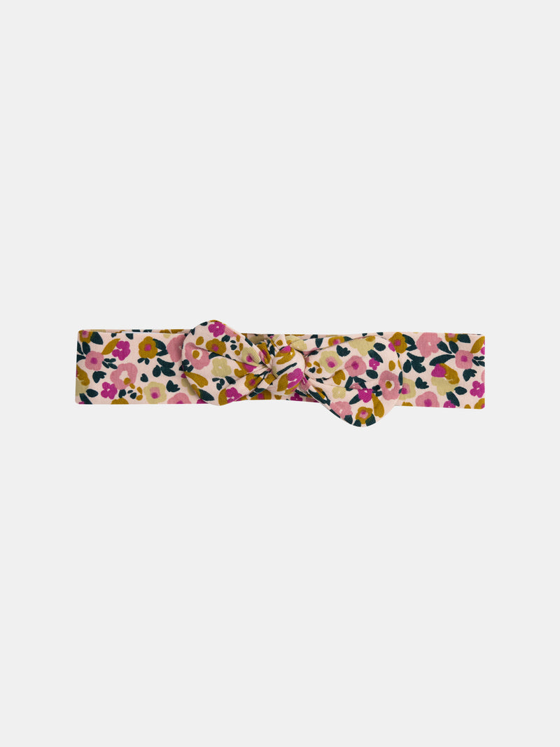 Bandeau à motif floral pour bébé fille
