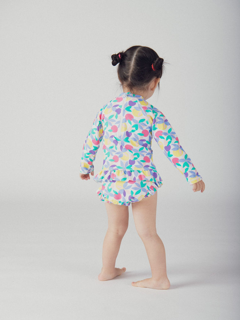 T-shirt de banho UPF 50+ para bebé filha