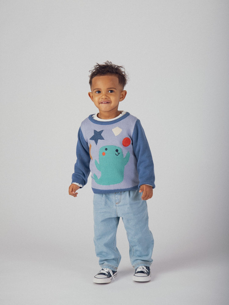 Jean bleu pour bébé garçon