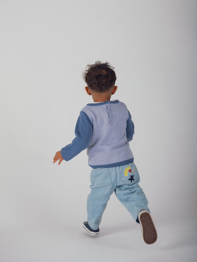 Jean bleu pour bébé garçon