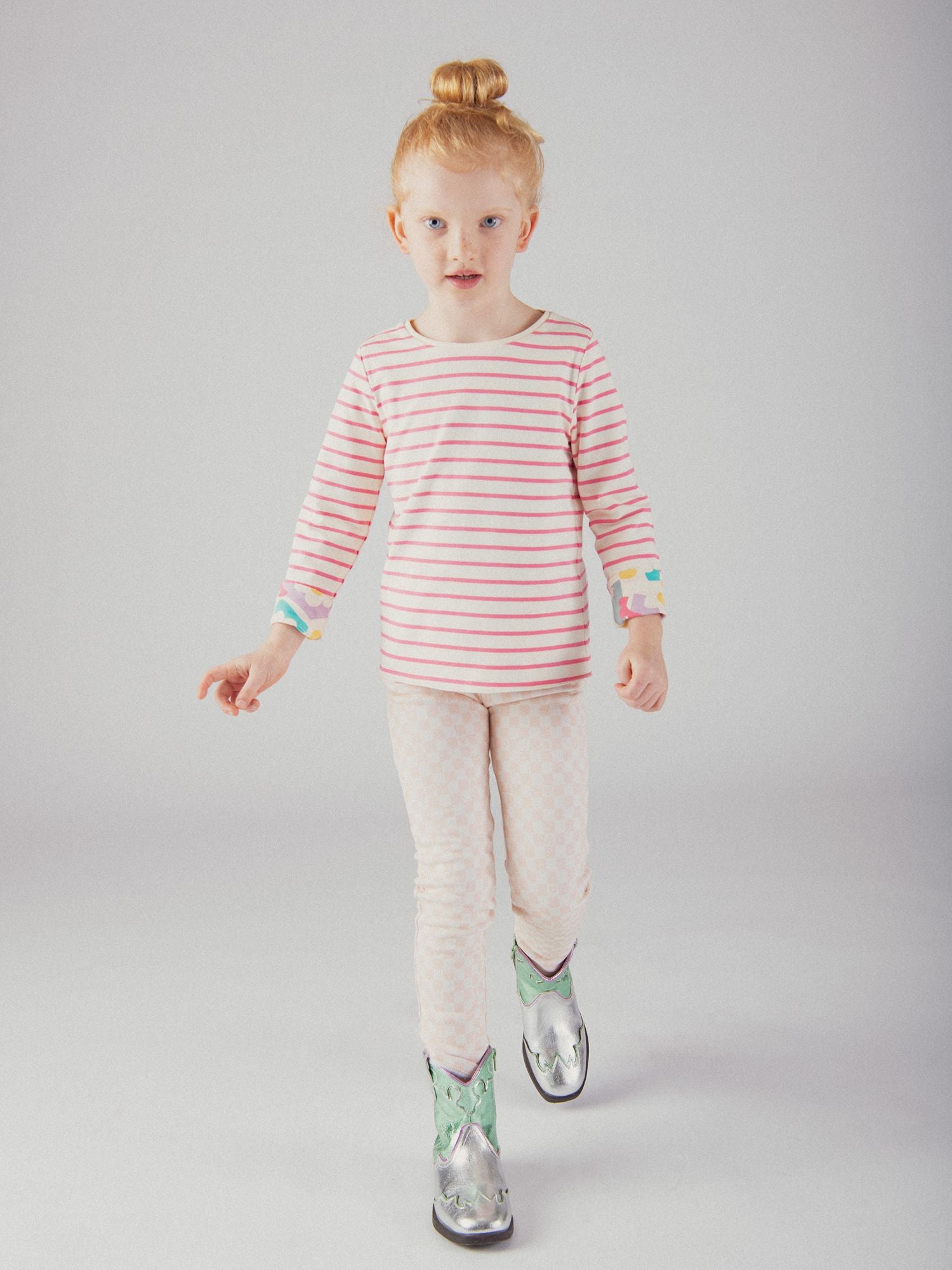 T-shirt à manches longues réversible pour fille