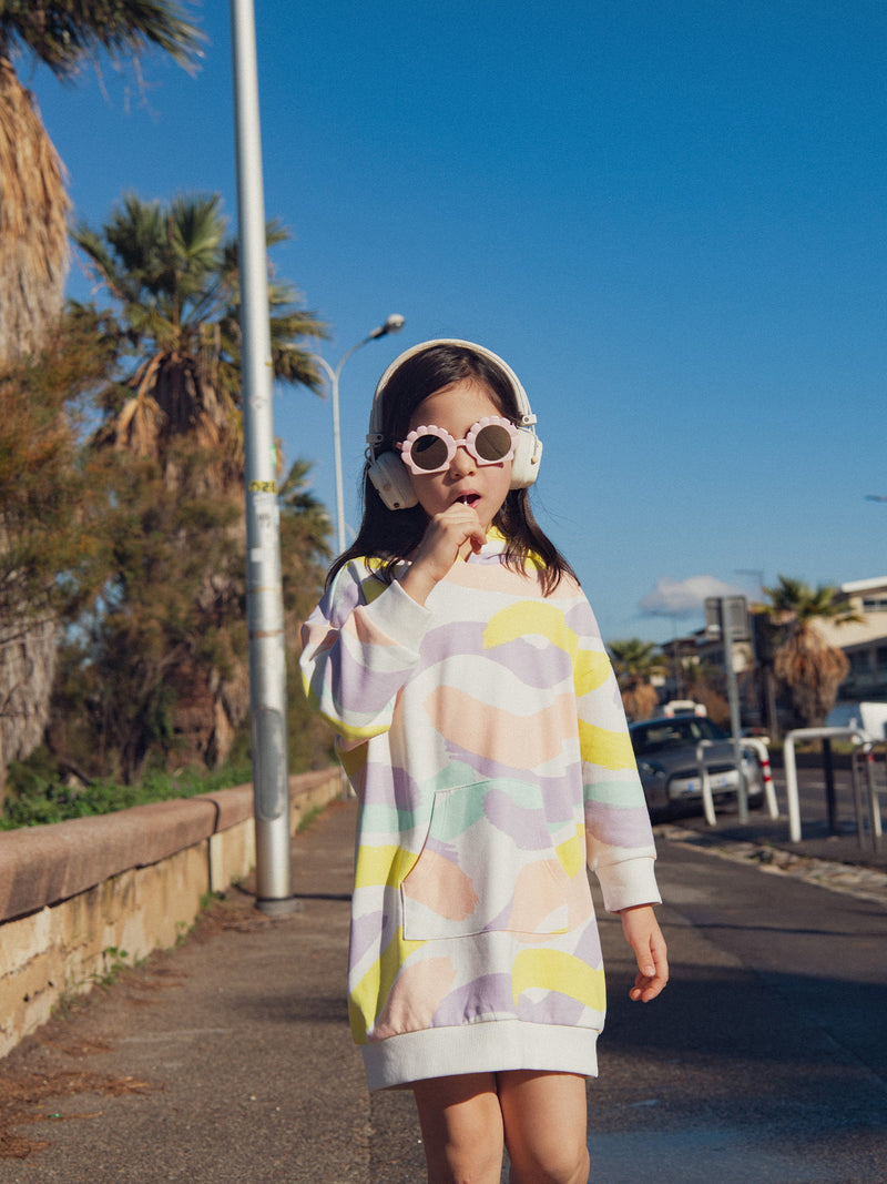Vestido Sweat Colorido para Meninas