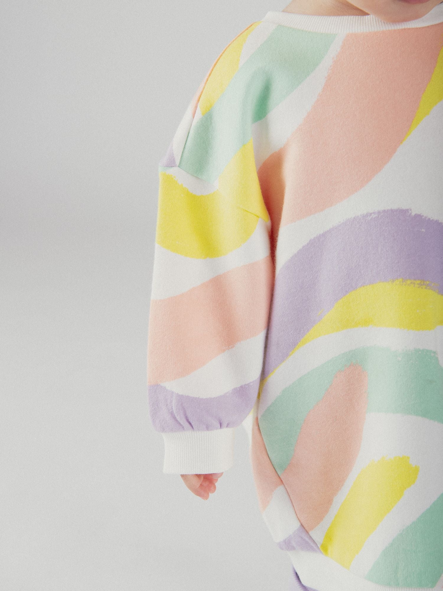 Ensemble imprimé  coloré pour bébé fille