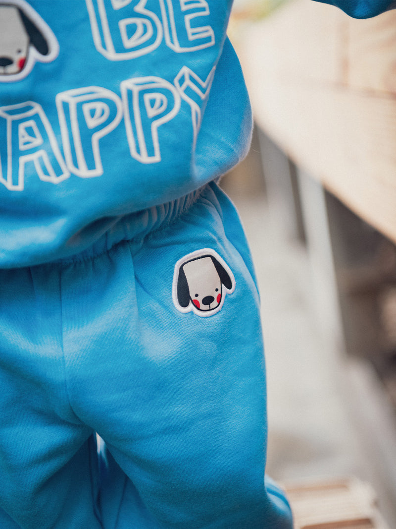Conjunto motivo « NASCIDO PARA SER FELIZ » para bebé rapaz