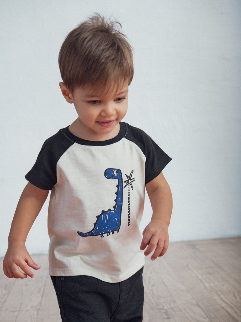 T-shirt "Dino & Palm" para bebé rapaz