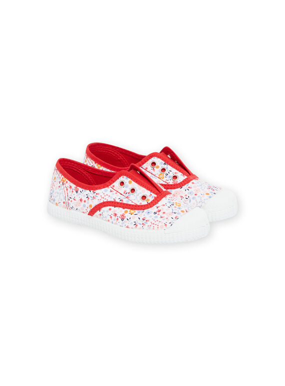 Ténis de tela multicolor com estampado florido menina NATOILCIEFLOW / 22KK3594D16099