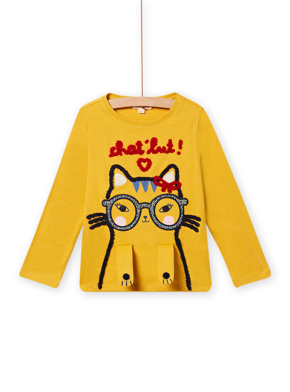 Camisola de manga comprida amarela NALUTEE2 / 22S901P2TMLB118
